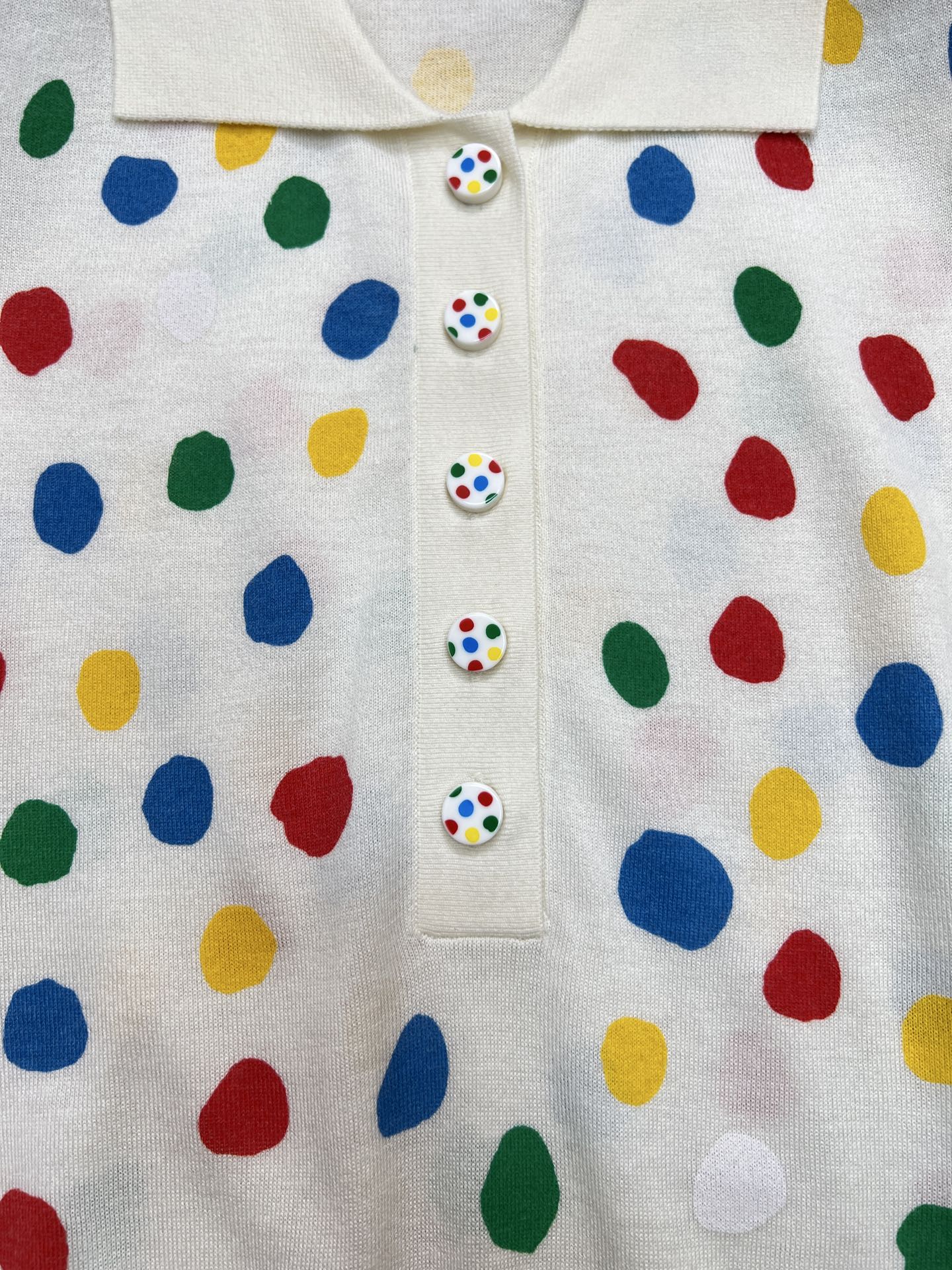 LV 26S SHORT-SLEEVED KNIT POLO SHIRT STYLE 195