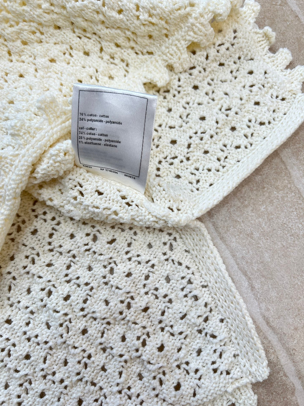 CHANEL 26S SHORT-SLEEVE KNIT POLO STYLE 1152