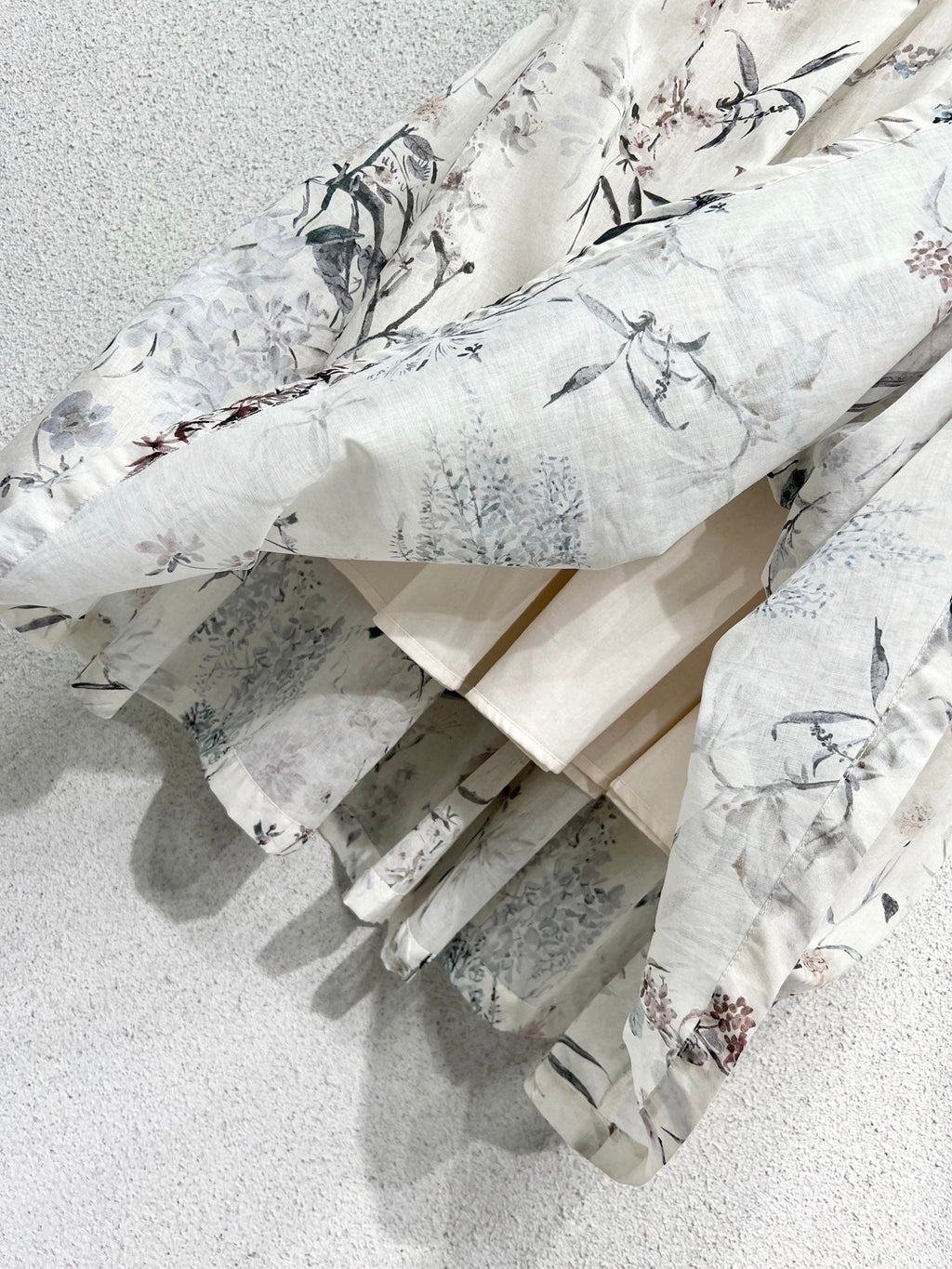 DIOR CLASSIC FLORAL LONG SKIRT 275021