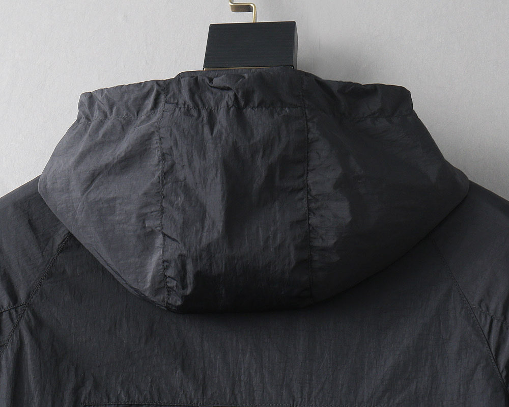 LV HOODED JACKET BLACK 239047