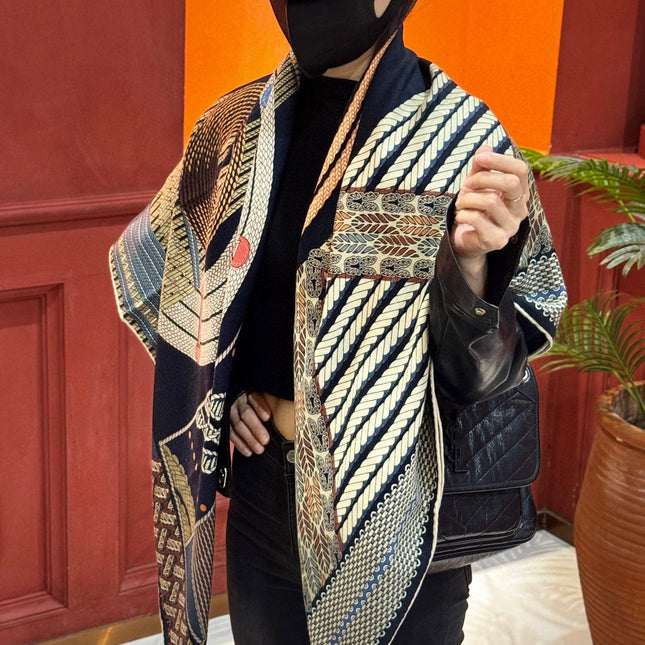 HERMES 25S SCARF 140 IN SILK 854807
