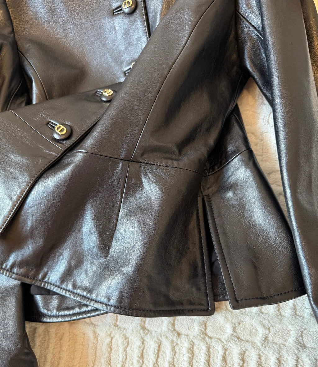 DIOR 25S LEATHER JACKET STYLE 358