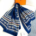 HERMES 25S SCARF 135 IN CASHMERE SILK 729040