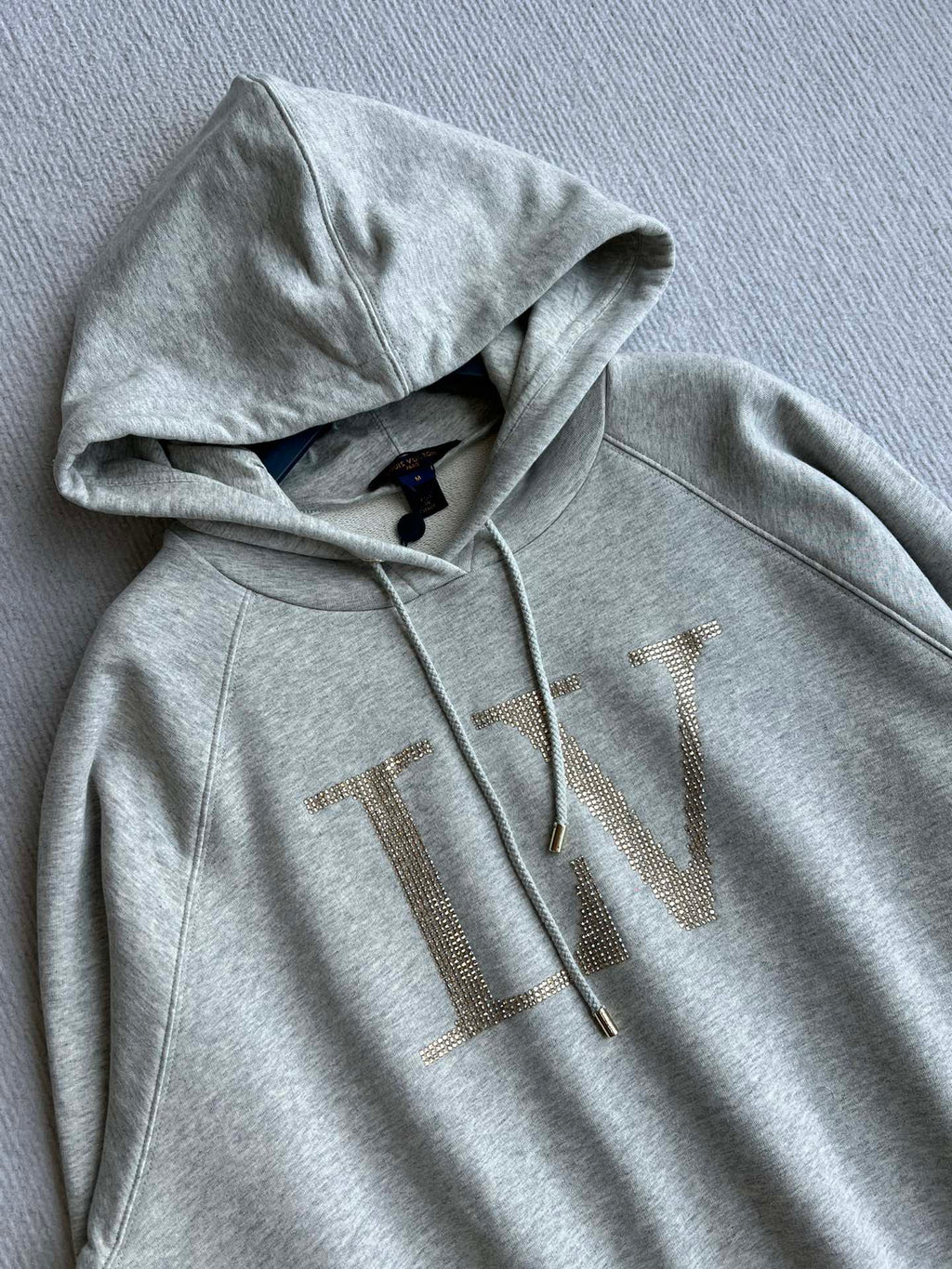 LOUIS VUITTON HOODED SWEATSHIRT WITH RHINESTONES 275688