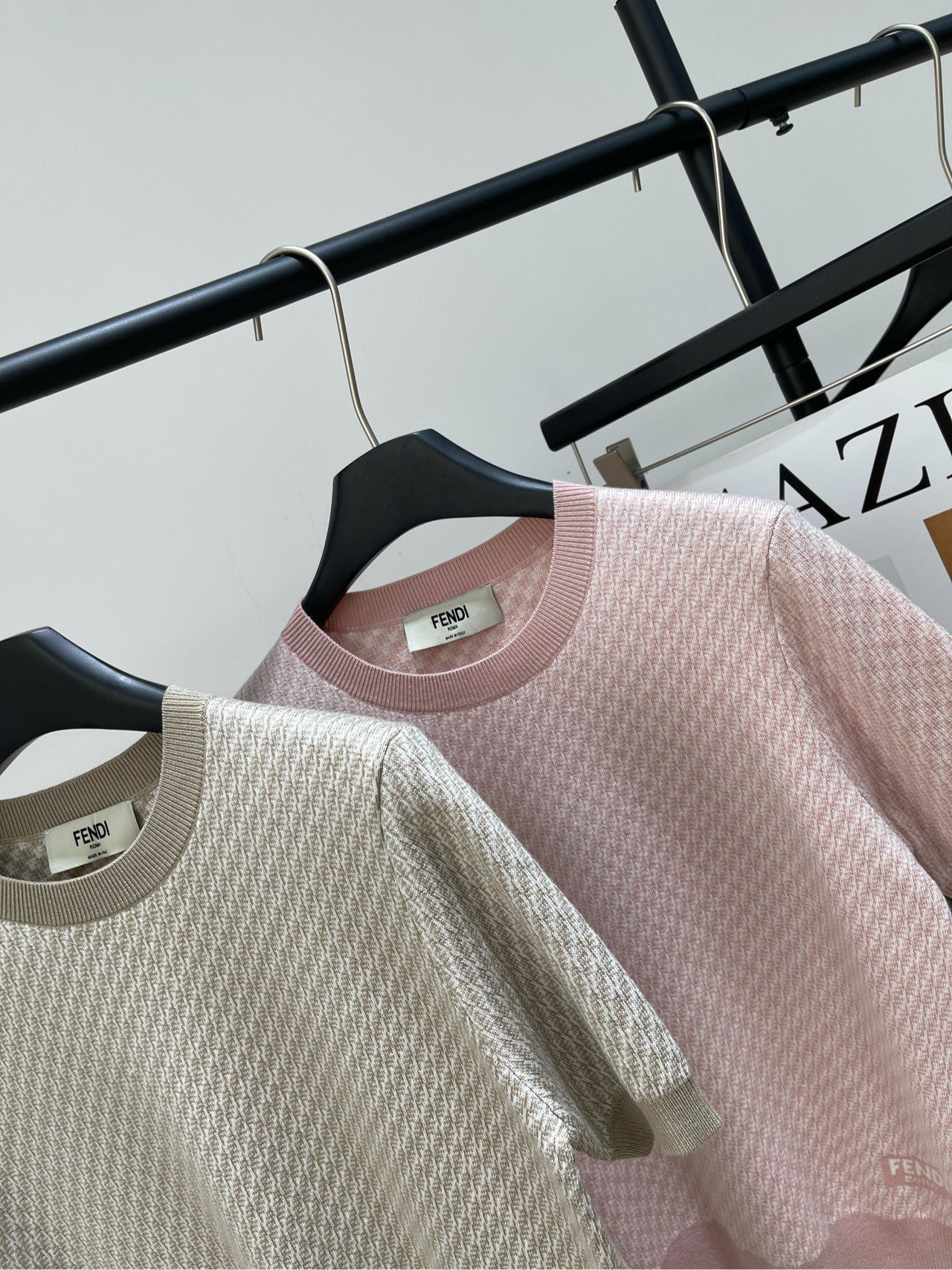 FENDI JACQUARD KNIT SWEATER 273205