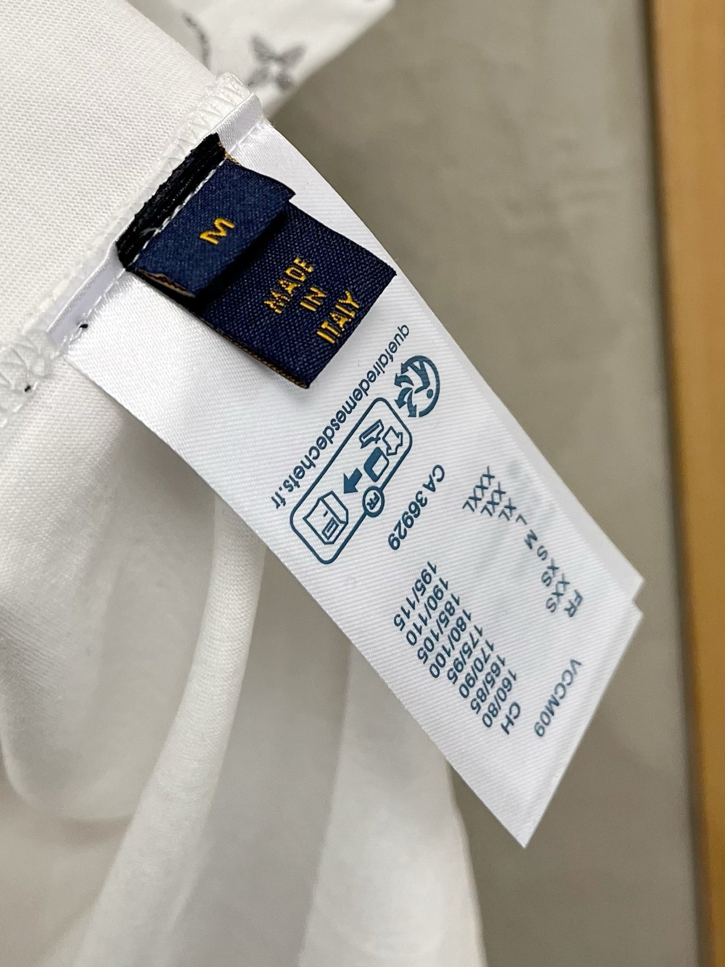 LV T-SHIRT IN WHITE MONOGRAM COTTON 238857