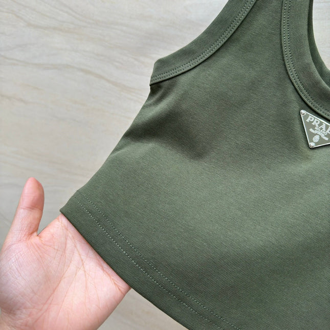 PRADA 26S CREW NECK TANK TOP 656