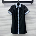 MIU 25S PATCHWORK PLAID DRESS 264573