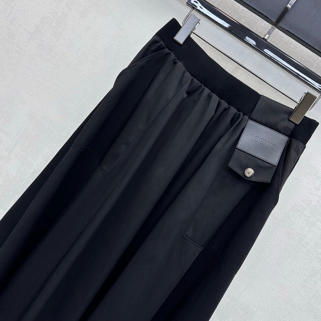 LOEWE 26S PLEATED MIDI SKIRT 495