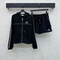 CELINE 26S HOODED JACKET AND SHORTS SET 126