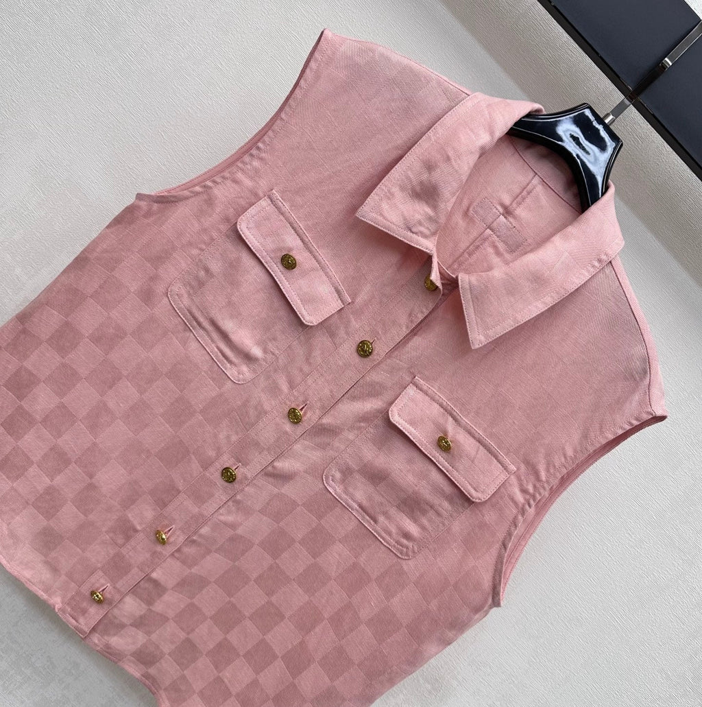 LV 26S TOP AND SKIRT SET STYLE 216