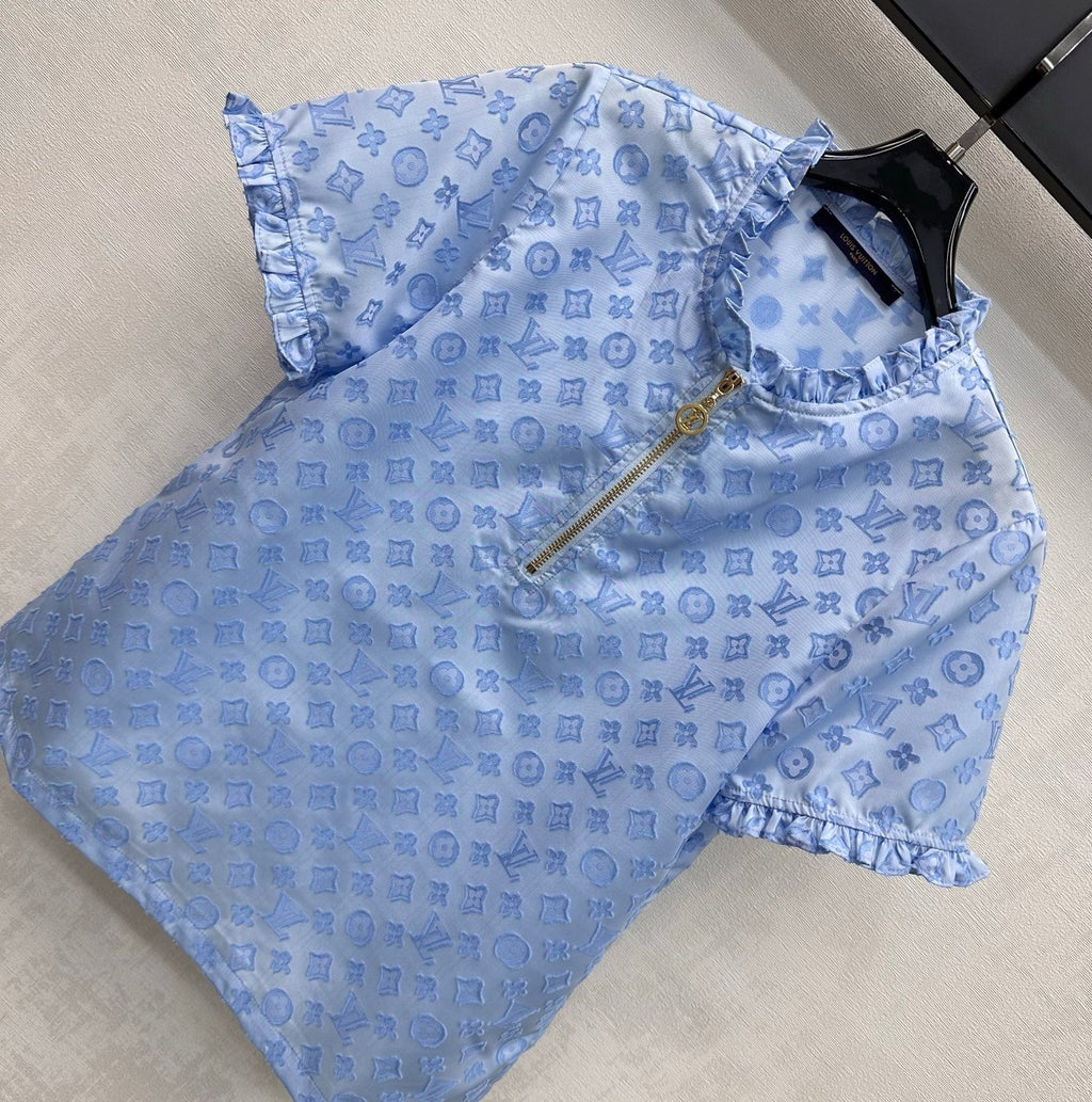 LV 26S SHORT-SLEEVE ZIP-UP SHIRT STYLE 201