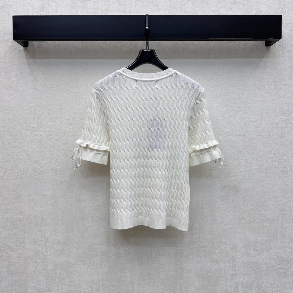 GUCCI 26S SHORT SLEEVE KNIT TOP 354