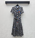 CHANEL 26S PATTERNED SHIRT DRESS STYLE 1169