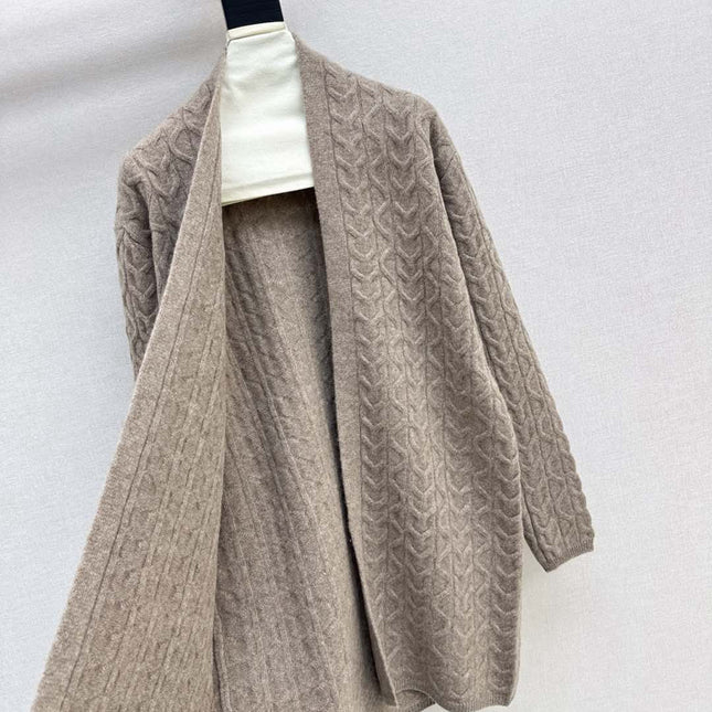 HERMES 25S LONG KNIT CARDIGAN 150