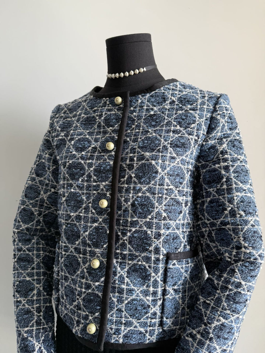 DIOR 25S CANNAGE CROPPED JACKET STYLE 056