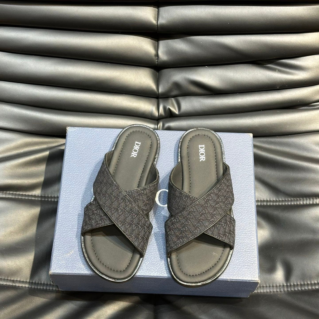 CD ALIAS SANDAL BLACK AND JUNIPER JACQUARD