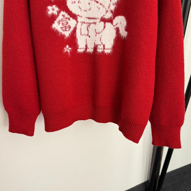 HERMES 25S LONG-SLEEVE SWEATER 465
