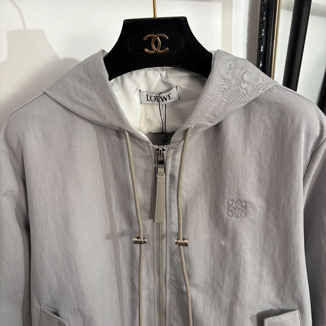 LOEWE 26S HOODED LONG JACKET 438
