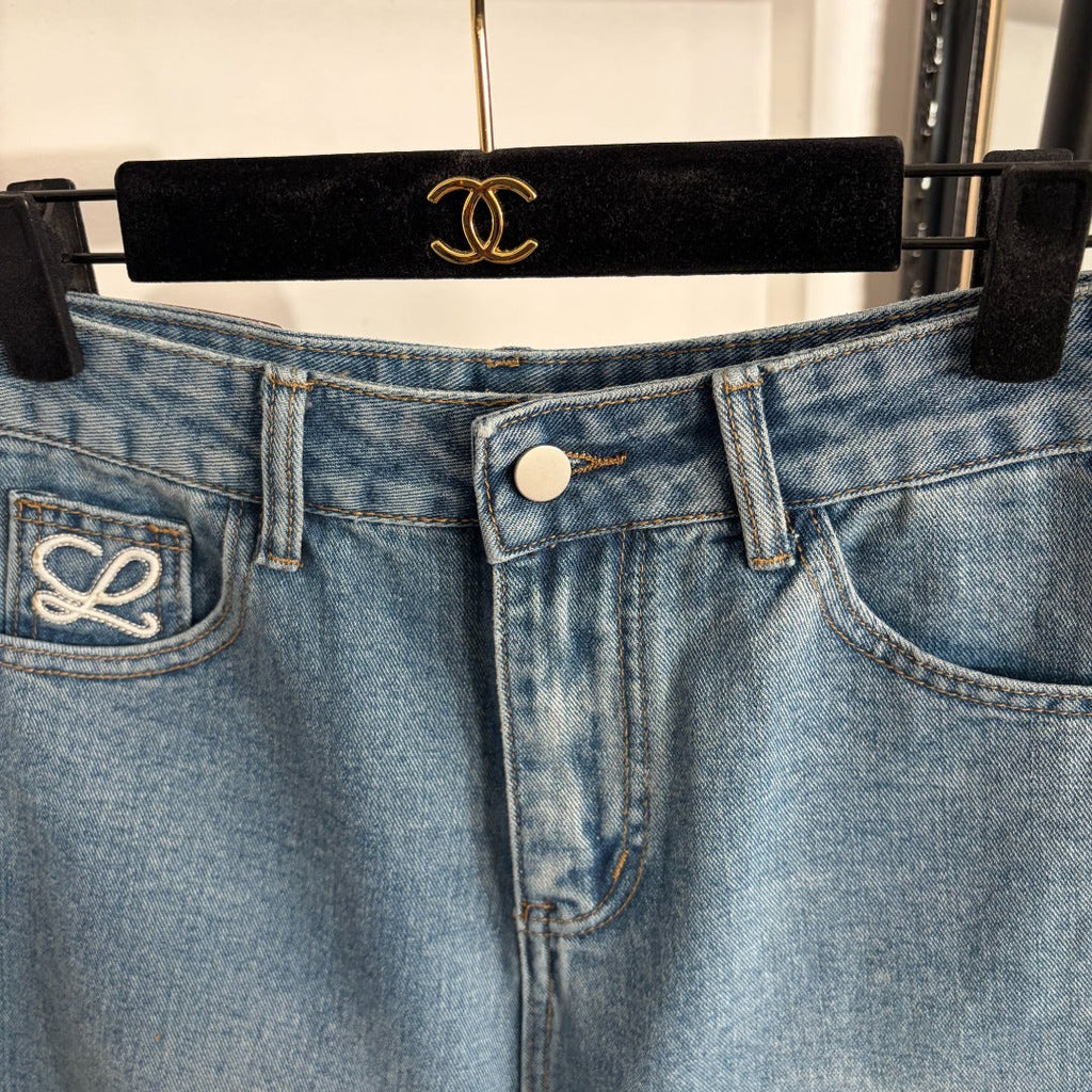 LOEWE 26S DENIM SHORTS 504