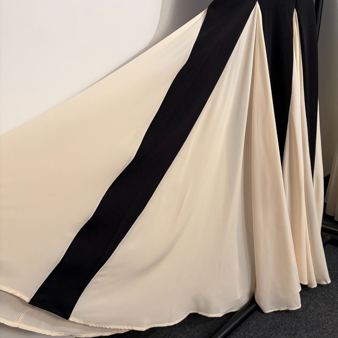 ZIMMERMANN 26S TWO TONE FLARED MAXI DRESS STYLE 186