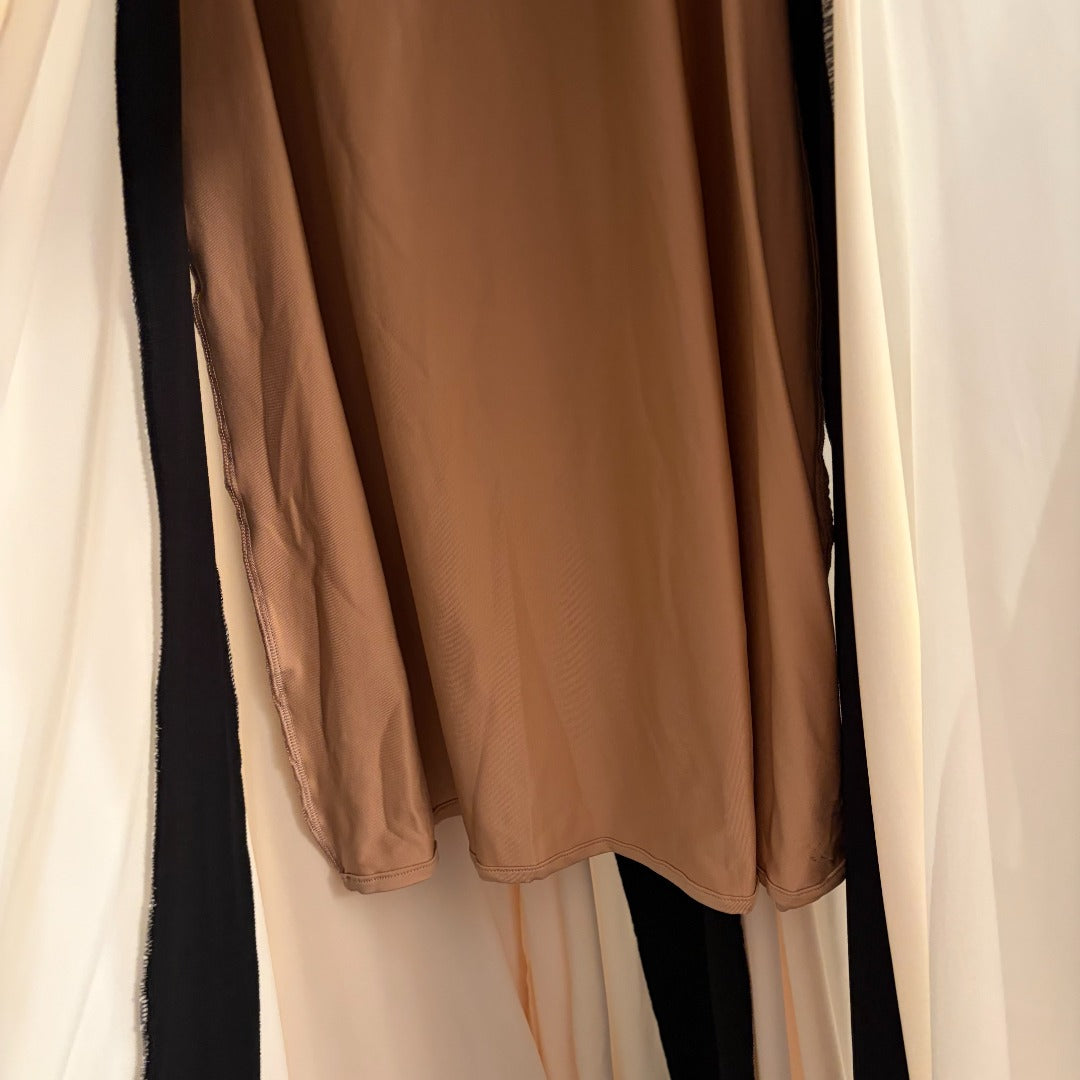 ZIMMERMANN 26S TWO TONE FLARED MAXI DRESS STYLE 186