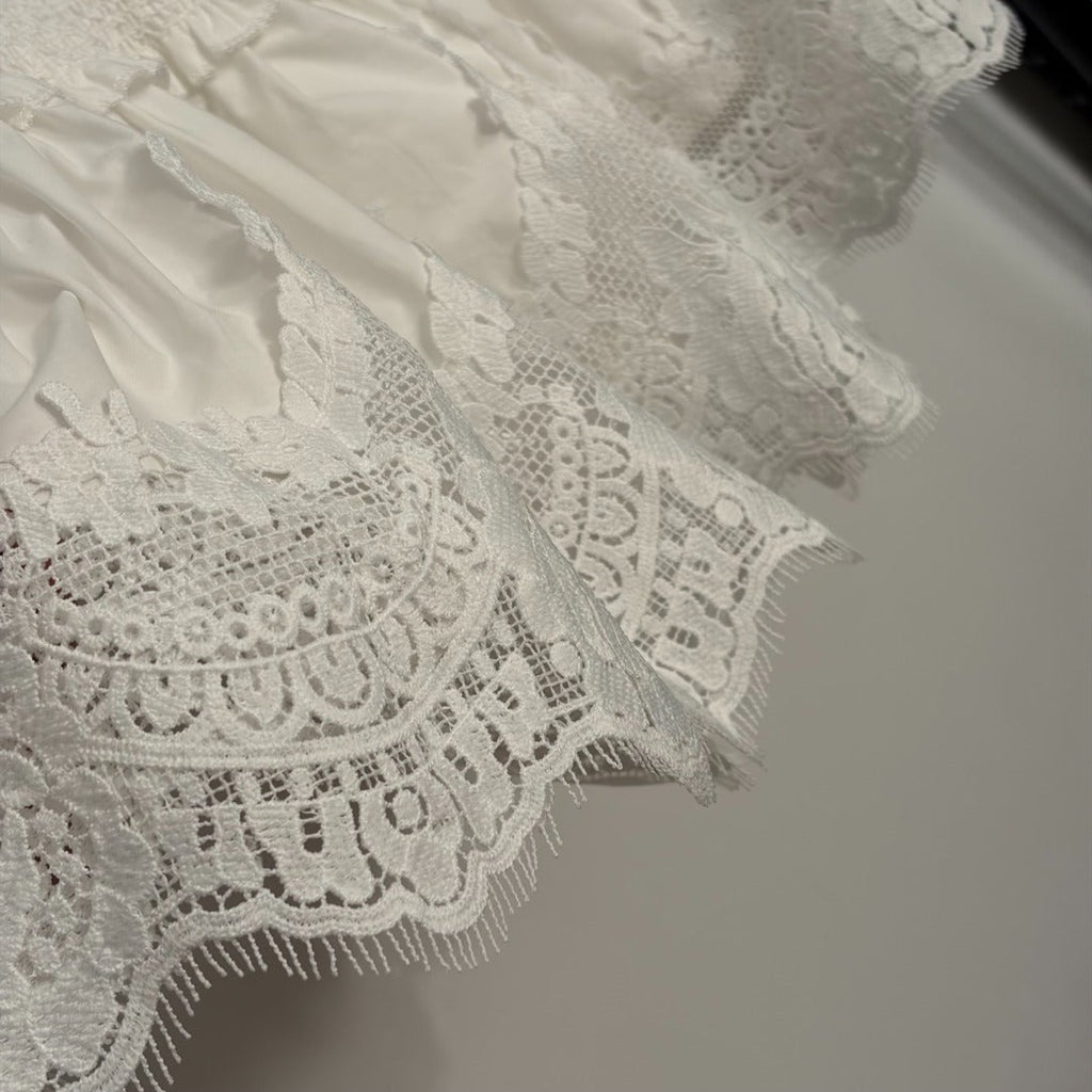 ZIMMERMANN 26S RUFFLED LACE CAMI TOP STYLE 185