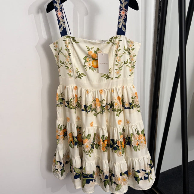 ZIMMERMANN 26S FLORAL MINI DRESS STYLE 252