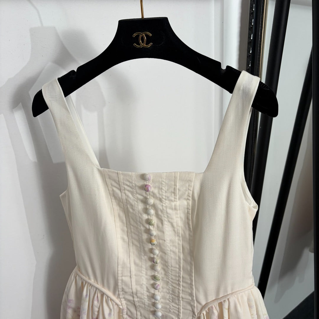 ZIMMERMANN 26S PASTEL FLORAL MINI DRESS STYLE 206
