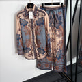 ZIMMERMANN 26S LONG SLEEVE SHIRT & WIDE LEG PANTS SET STYLE 182