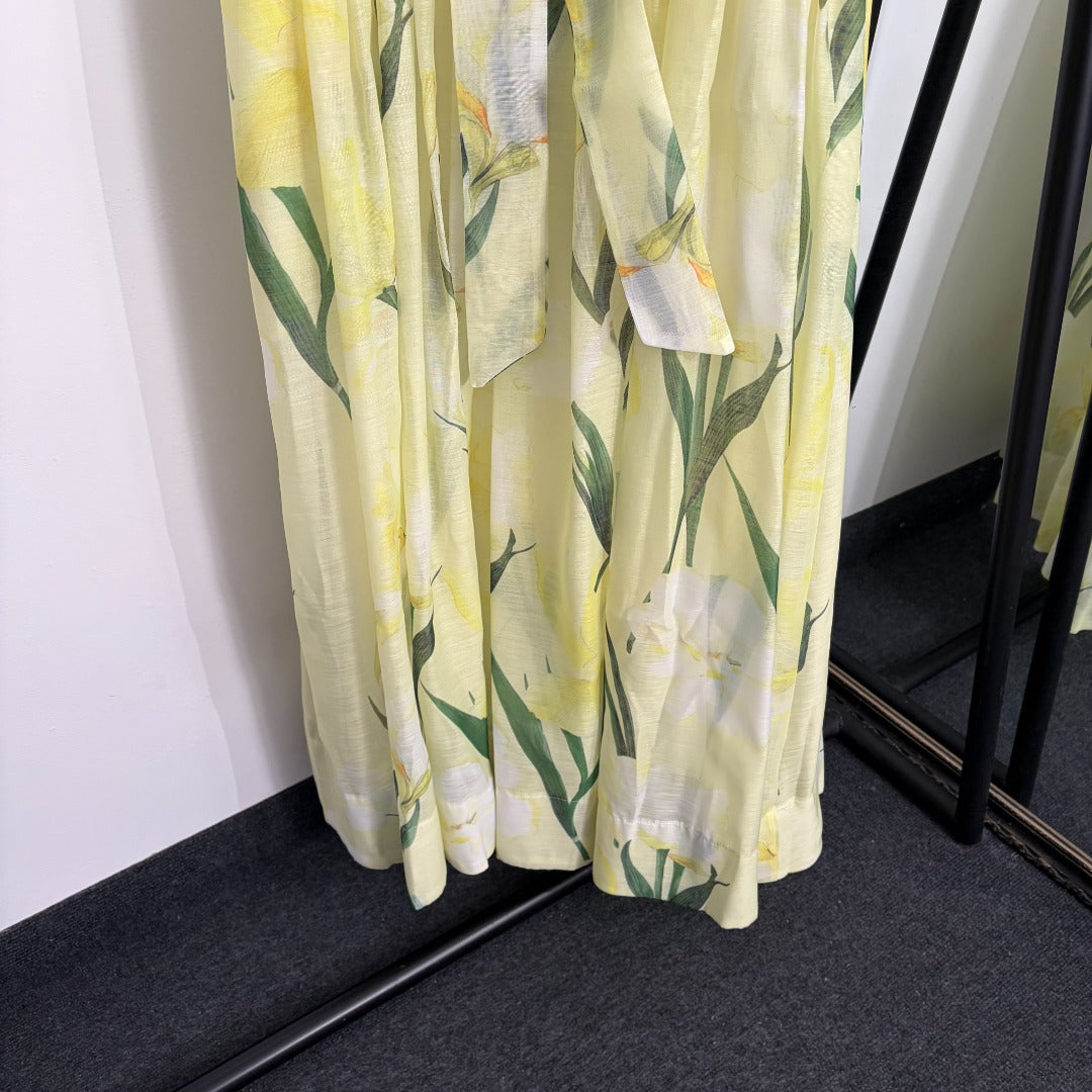 ZIMMERMANN 26S TIE WAIST MIDI DRESS STYLE 179