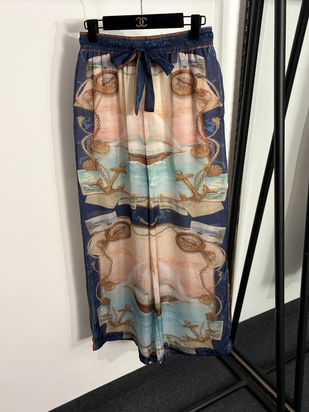ZIMMERMANN 26S LONG SLEEVE SHIRT & WIDE LEG PANTS SET STYLE 177