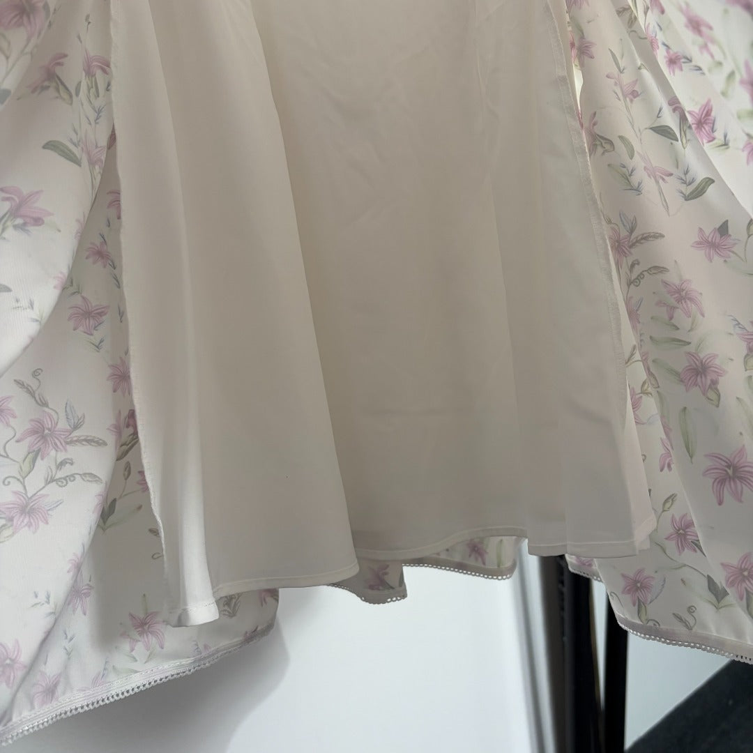 ZIMMERMANN 26 FLORAL PRINT BABYDOLL MINI DRESS STYLE 217