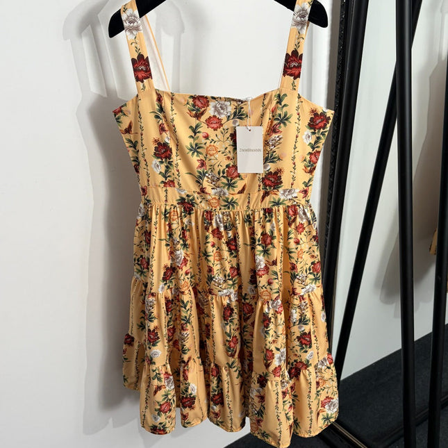 ZIMMERMANN 26 FLORAL PRINT MINI DRESS STYLE 216