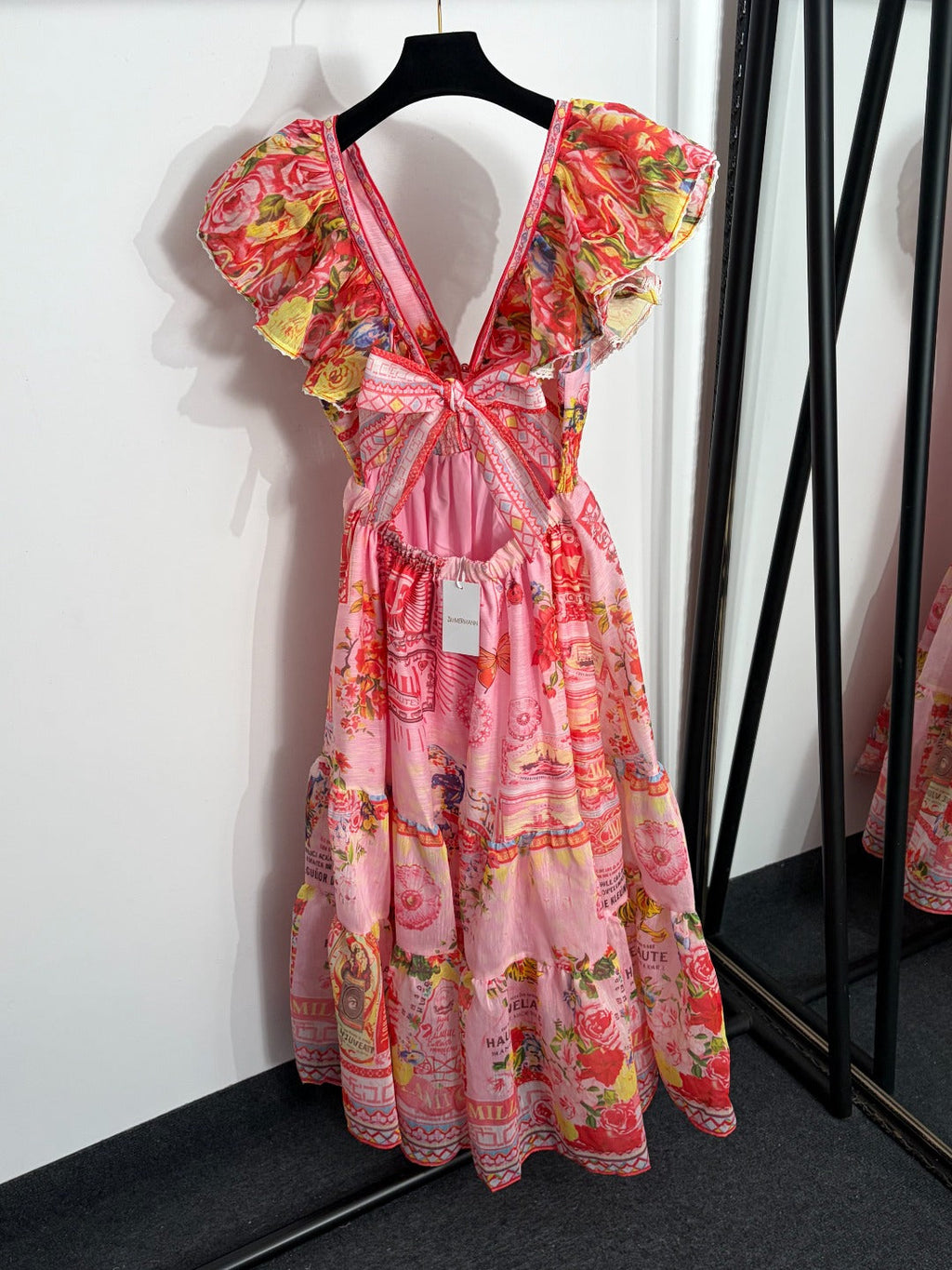 ZIMMERMANN 26 V-NECK MIDI DRESS STYLE 215