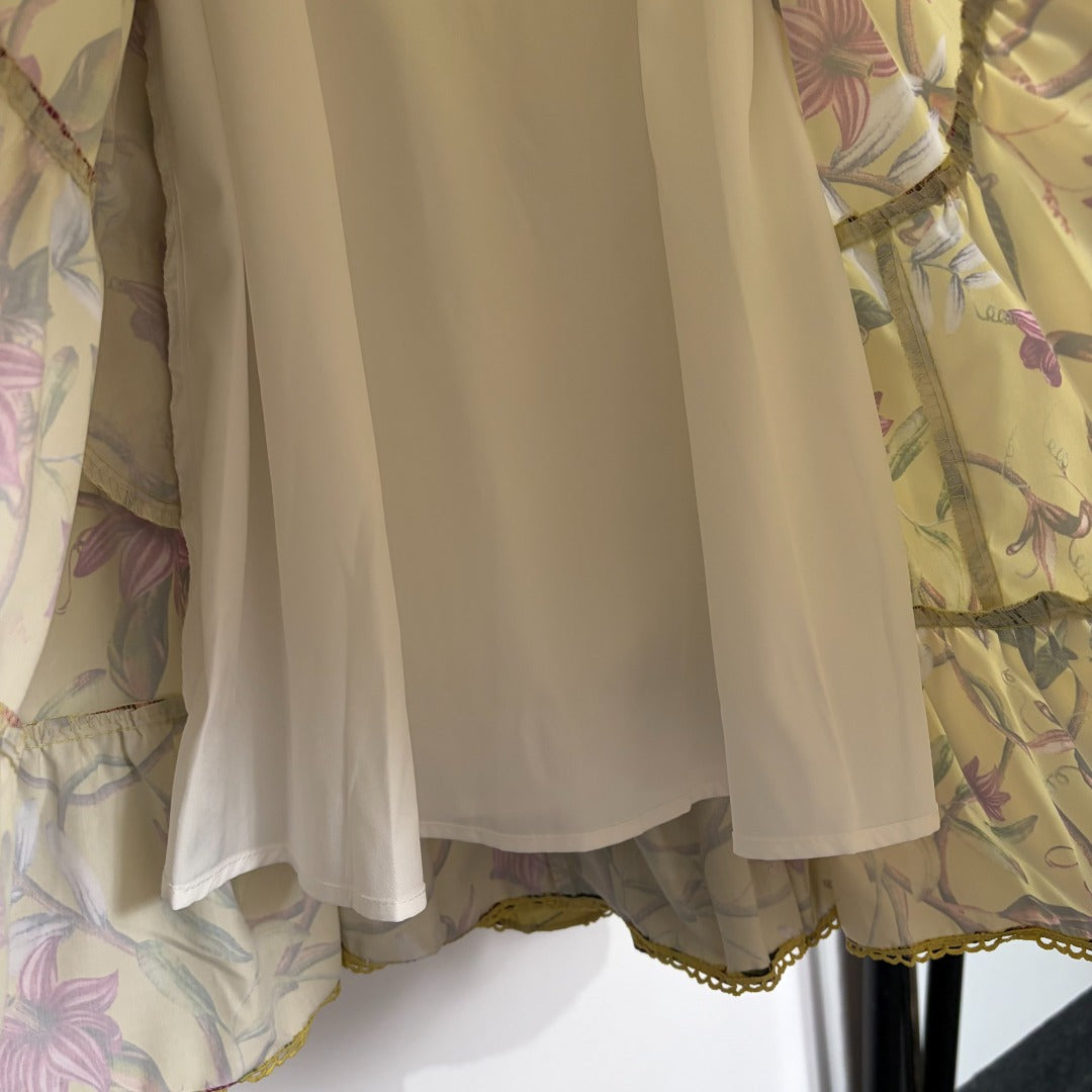 ZIMMERMANN 26 FLORAL PRINT MINI DRESS STYLE 213