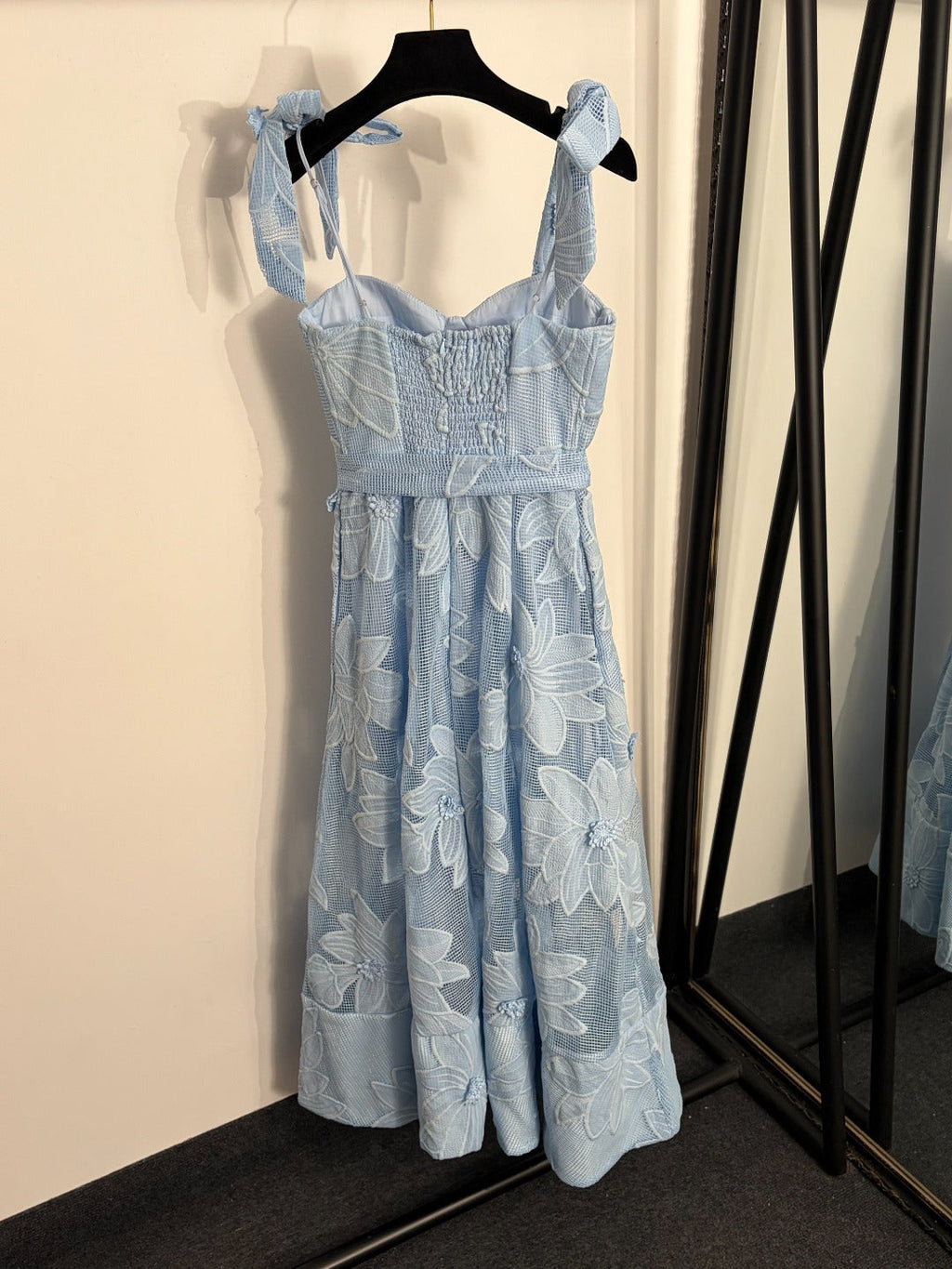 ZIMMERMANN 26 BOW TIE WAIST FLORAL DRESS STYLE 212