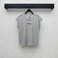 CHANEL SHORT SLEEVE CREW NECK KNIT TOP 273770