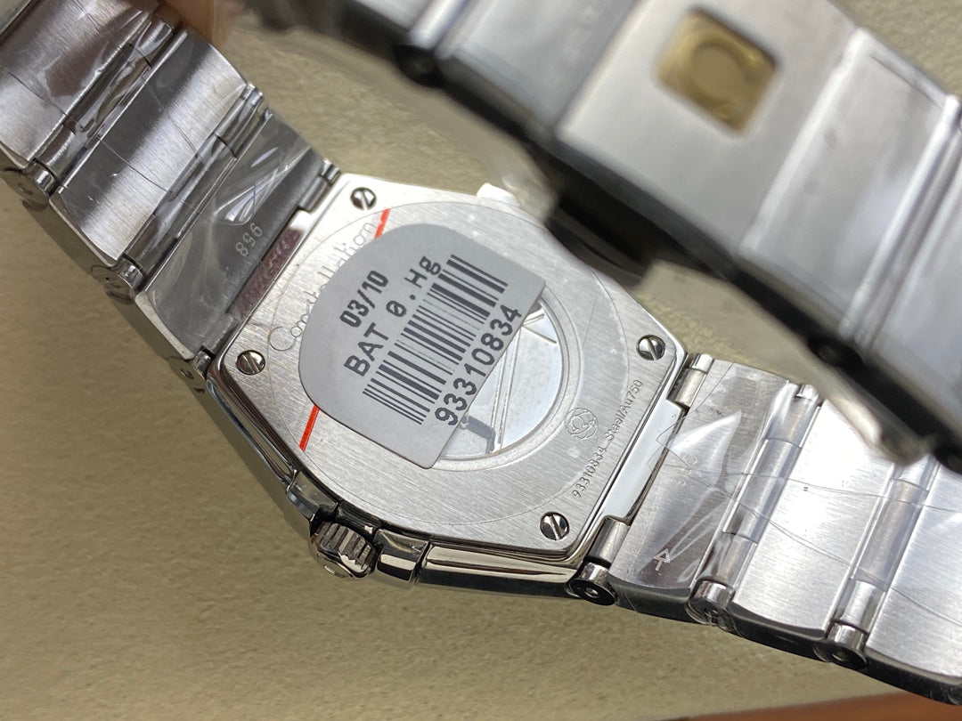 CONSTELLATION PETITE WATCH SILVER CASE AND SAPPHIRE BLUE DIAL WITH CRYSTAL