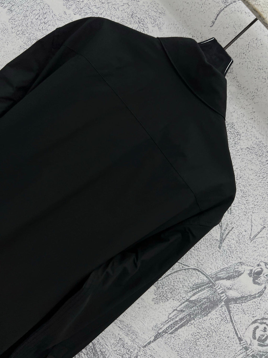 Loewe 25 Wrinkled Lace-up Shirt Black Cotton