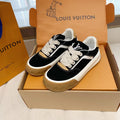 LV 26S TILTED SNEAKERS IN BLACK SUEDE