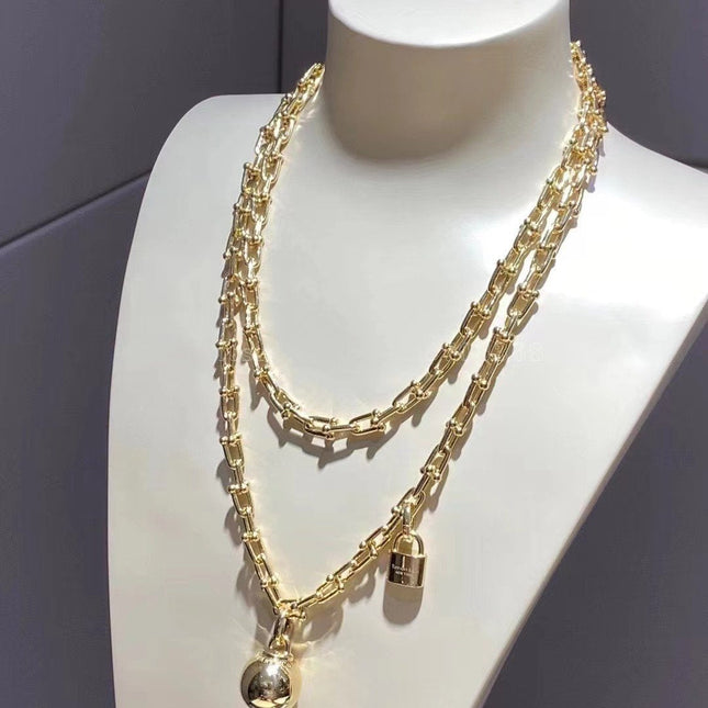 HARDWARE WRAP NECKLACE