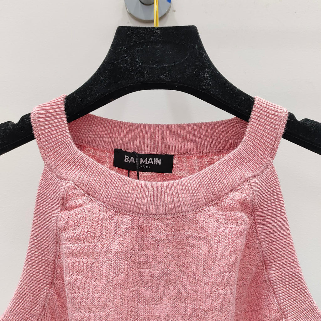 PB Monogram Knitted Top